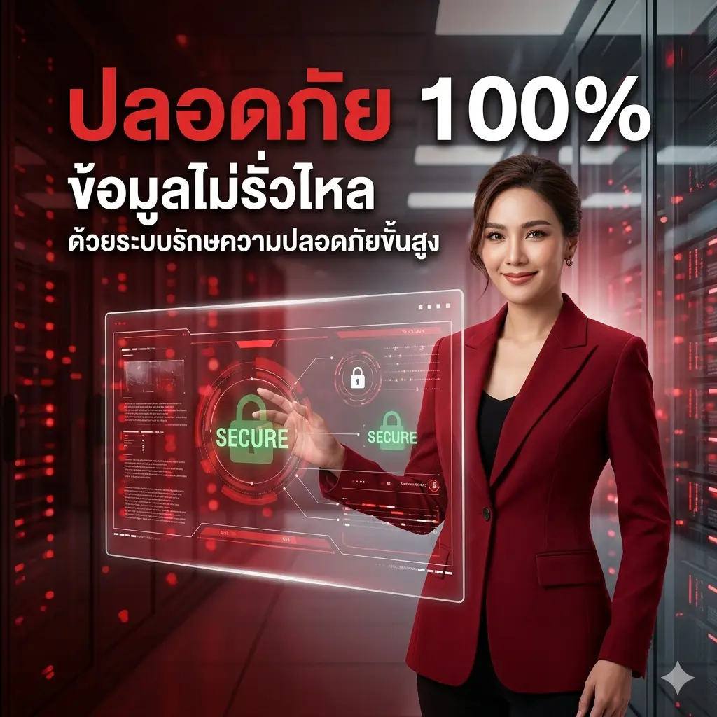 ปลอดภัย 100% ข้อมูลไม่รั่วไหล ด้วยระบบรักษาความปลอดภัยขั้นสูง-sakidbet